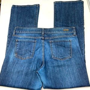 Kut From the Kloth 5 Pockets Denim Blue Jean Metal Button & Zip Closure Size 14S